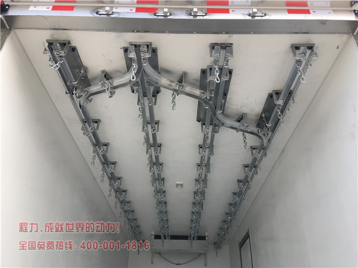 东风天锦对接式肉钩冷藏车图片